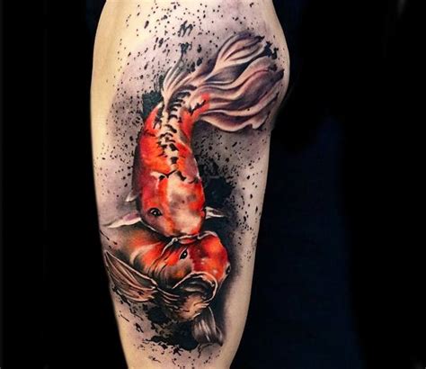 beautiful koi tattoos|realistic koi tattoo.